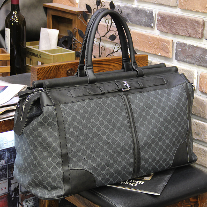 Luxury Bags For Men - Moda Ekose Seyahat Çantası Erkek Çanta