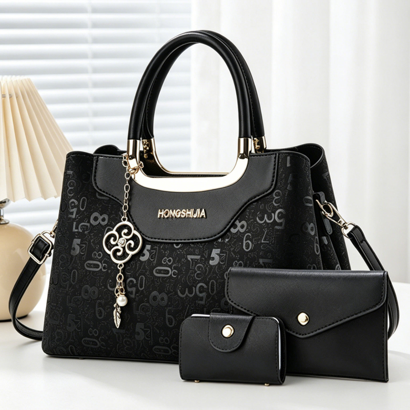 3 Parçalı Moda Kadın Çanta Set - Luxury Bags Casual incelemesi ve fiyatı