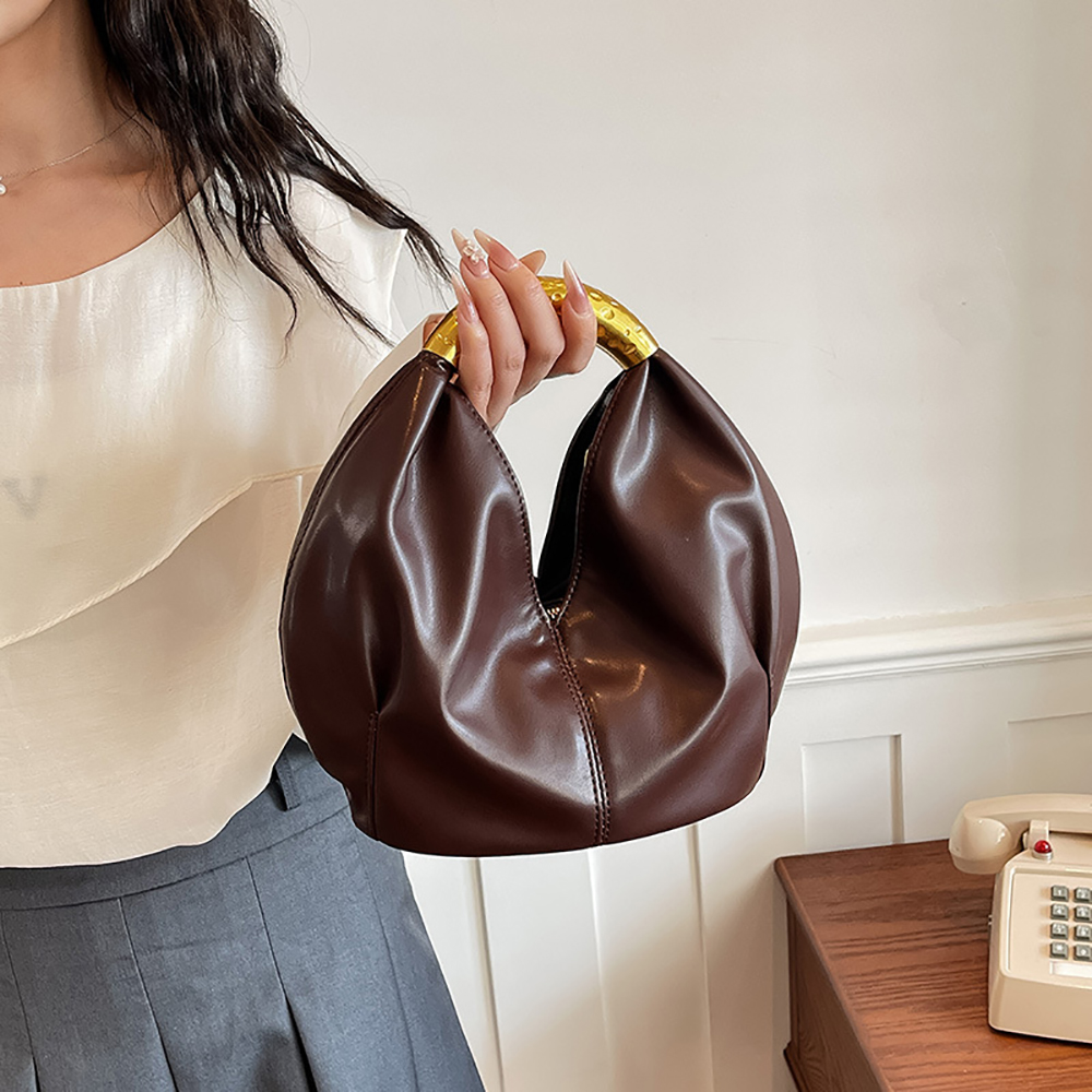 Kadın Küçük Deri Altın Saplı Ç - Luxury Bags 2026 Trends incelemesi ve fiyatı