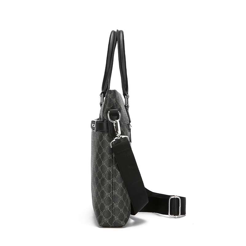 Yeni erkek baskılı PU deri iş  - Luxury Bags For Men incelemesi ve fiyatı