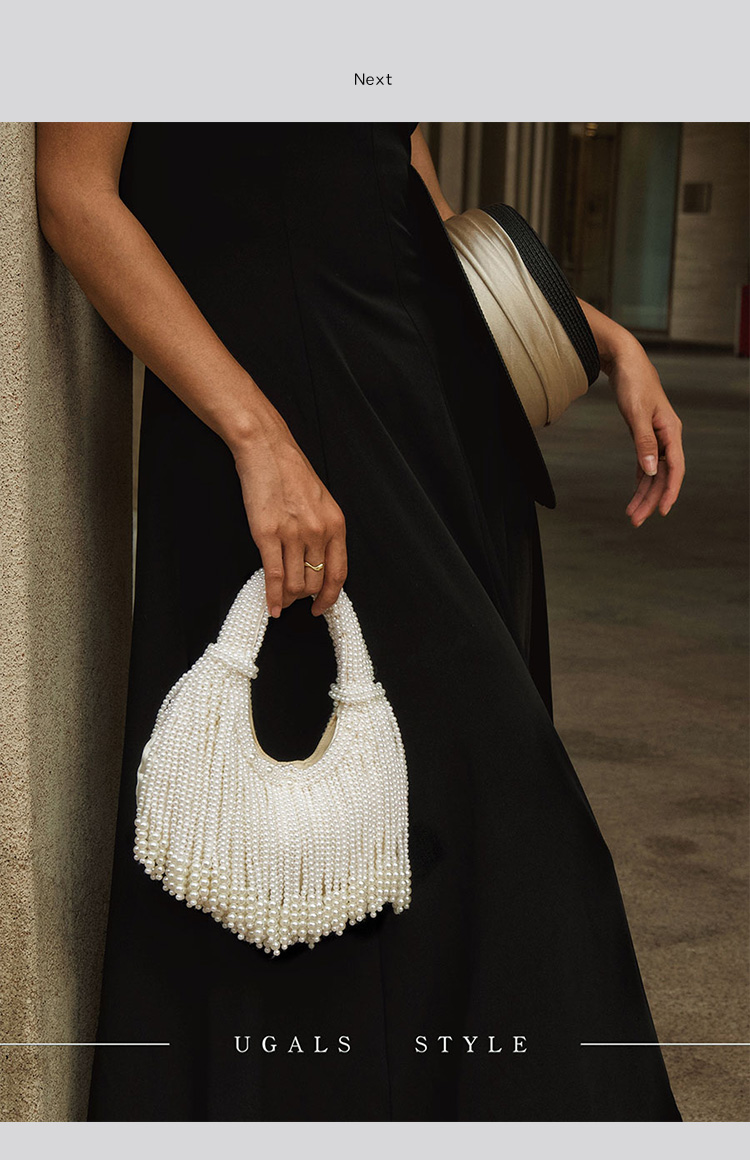 Tasarım Saplı İncili Abiye El  - Luxury Bags On Sale incelemesi ve fiyatı